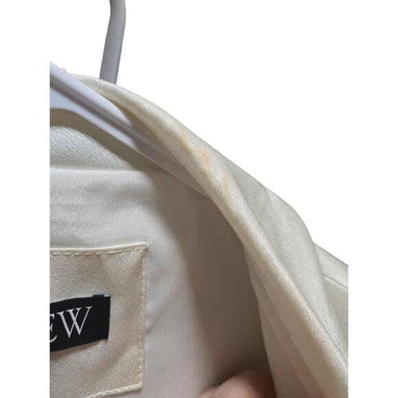 J Crew pearl white blazer with pockets, size 6 - Picture 4 of 5